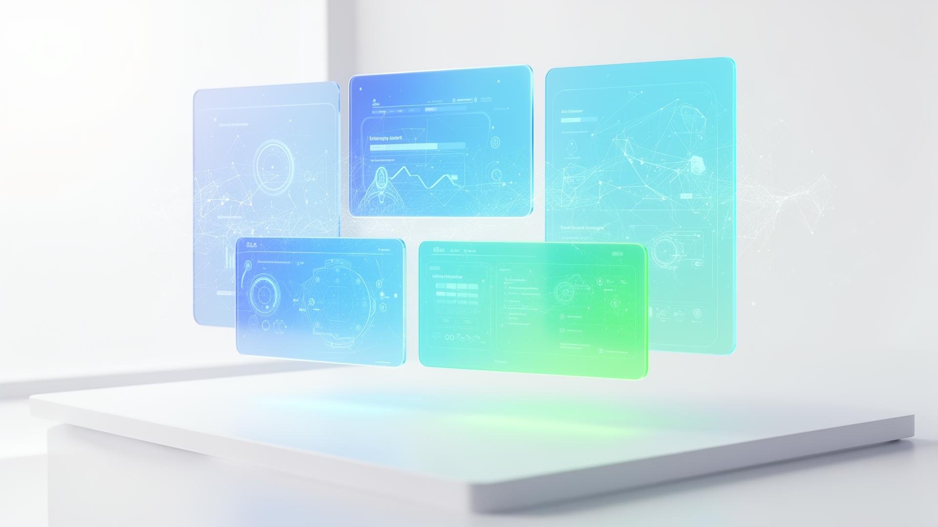 AI dashboard hologram